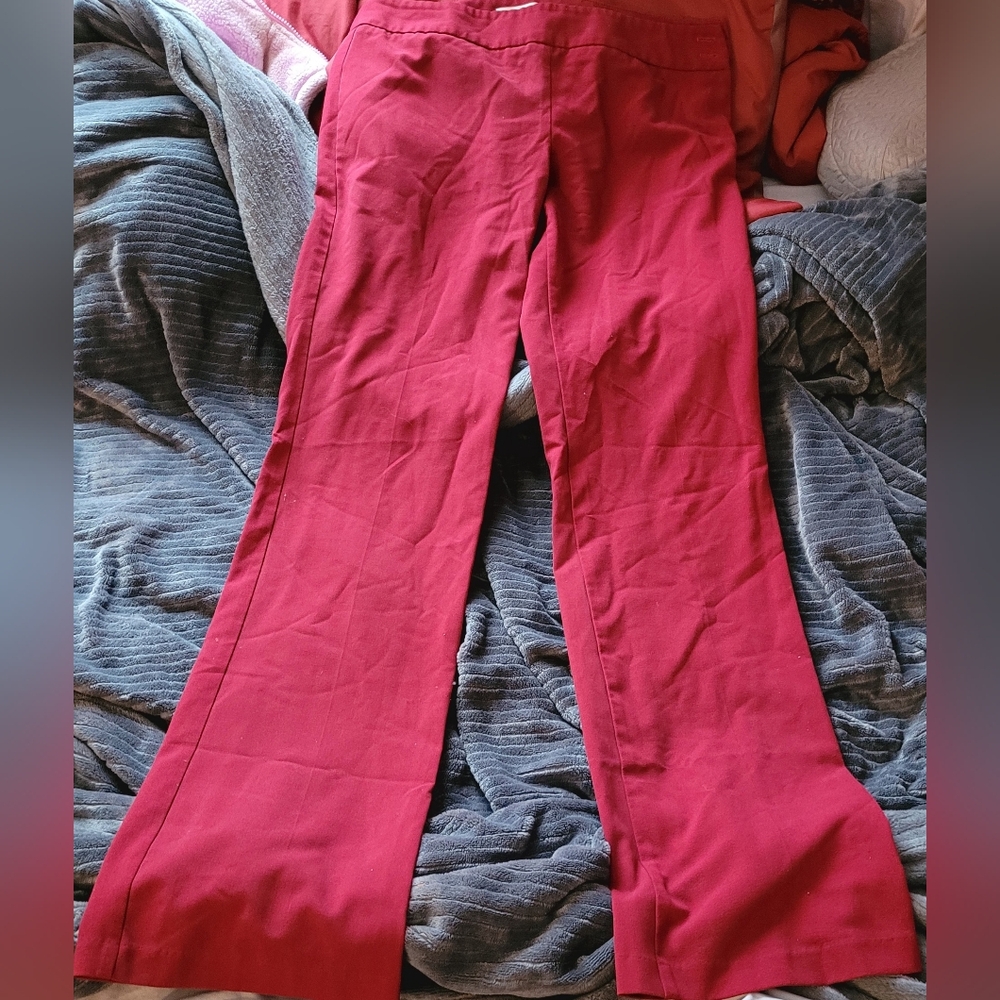 Tall Girl Red Dress Pants , Size Juniors 9.